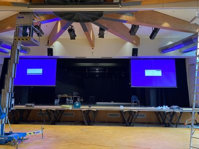 Installation von Medientechnik