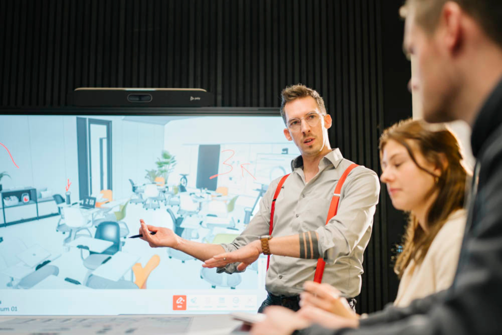 Moderne Arbeitswelten benötigen nicht nur die passende Einrichtung, sondern auch smarte Technik, die einfach läuft