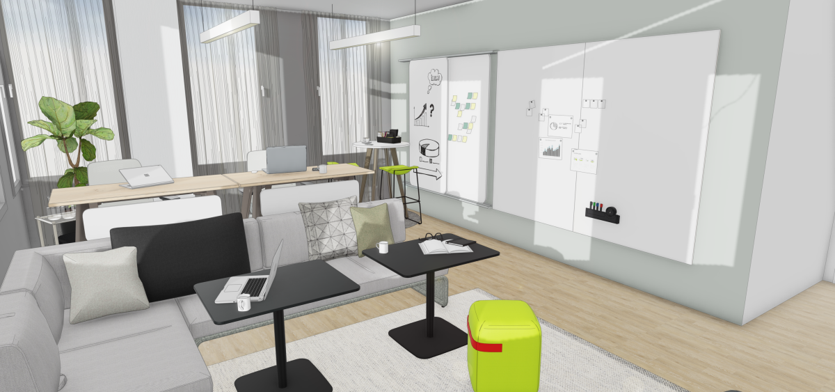 Planen von zukunftssichere und moderne Office-Konzepte