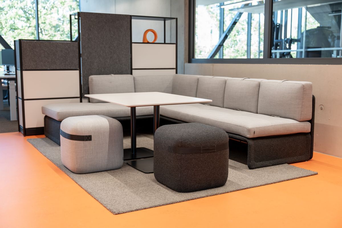 Eine Loungelösung die durch ihre Funktionalität und dem hohen Sitzkomfort überzeugt