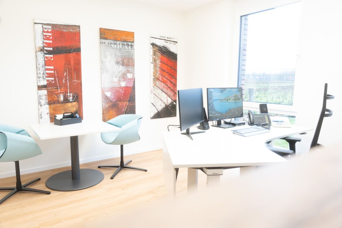 Zeitgemäßer, ergonomischer Arbeitsplatz